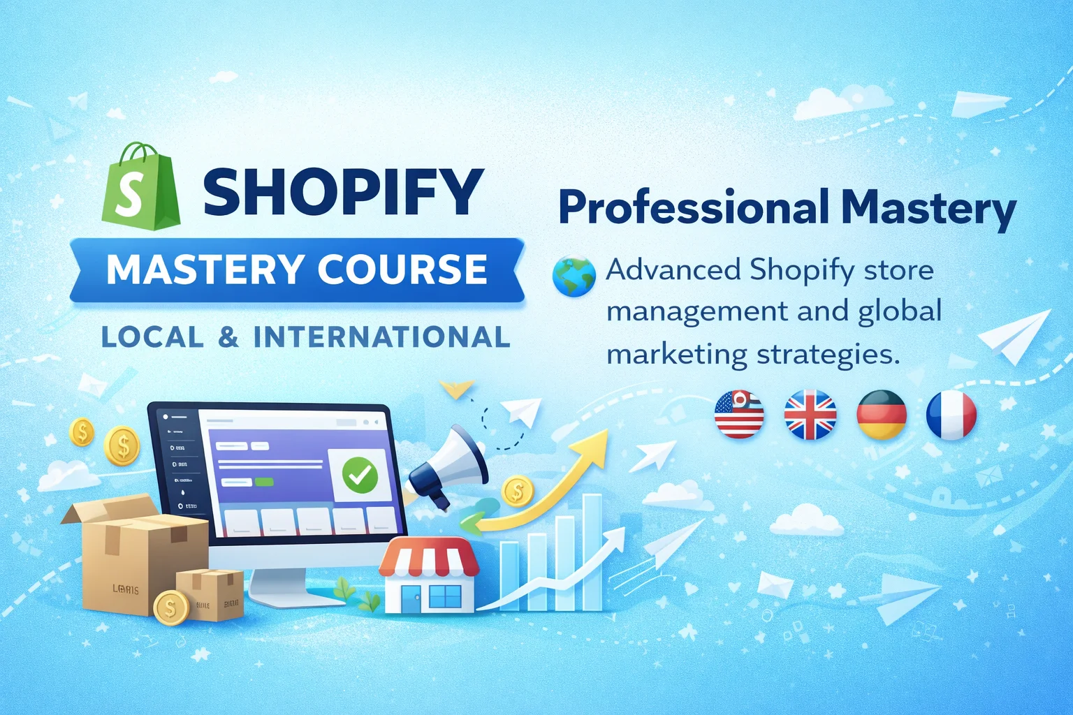 Shopify Mastery Course: Local + Global